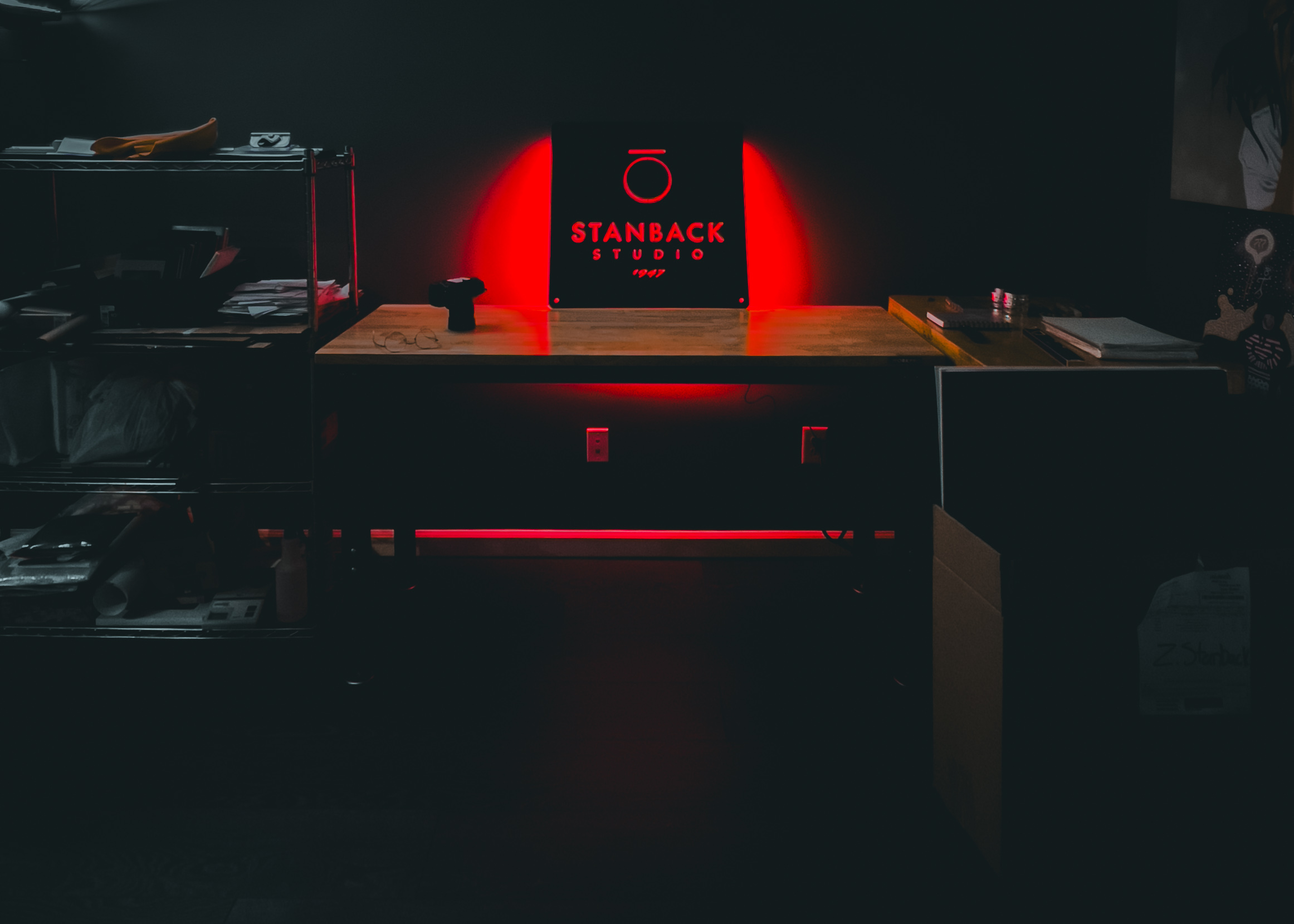 Stanback Studio sign