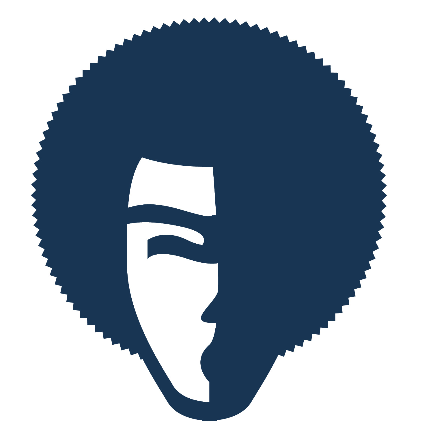 urbanshoutlogo202502afromanblue graytransface